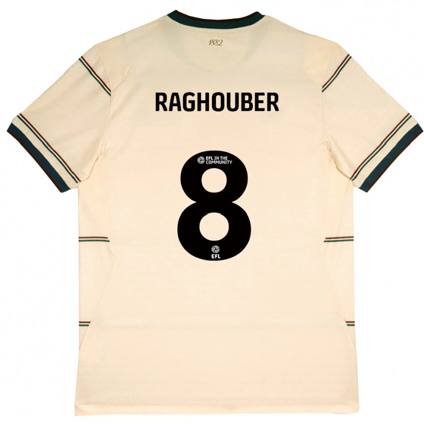 Danxen Homem Camisola Ugo Raghouber #8 Beige Borgonha Alternativa 2026/27 Camisa