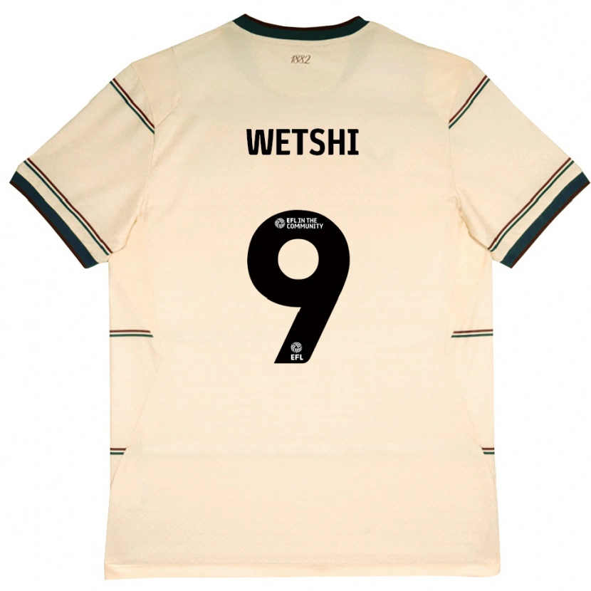 Danxen Homem Camisola Benji Wetshi #9 Beige Borgonha Alternativa 2026/27 Camisa