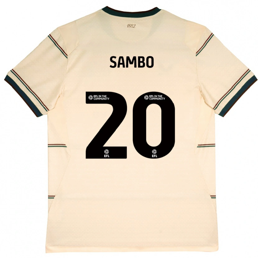 Danxen Homem Camisola Shurandy Sambo #20 Beige Borgonha Alternativa 2026/27 Camisa
