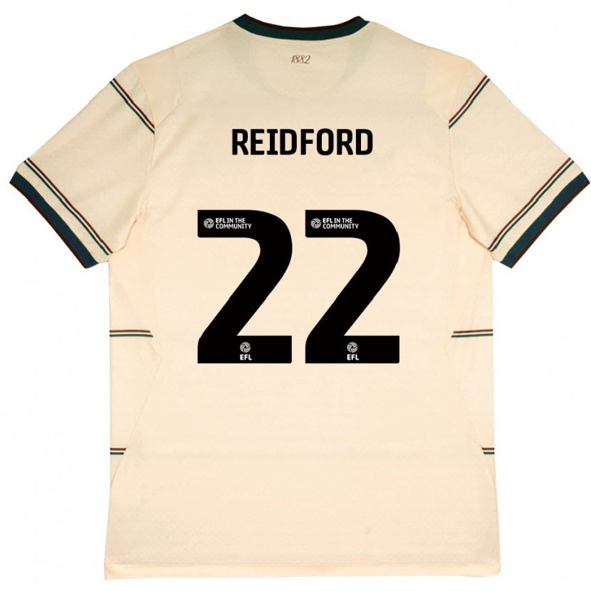 Danxen Homem Camisola Isabella Reidford #22 Beige Borgonha Alternativa 2026/27 Camisa