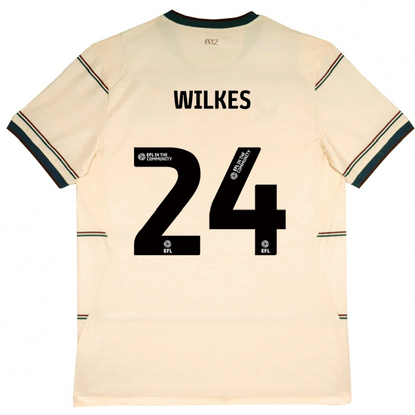 Danxen Homem Camisola Tilly Wilkes #24 Beige Borgonha Alternativa 2026/27 Camisa