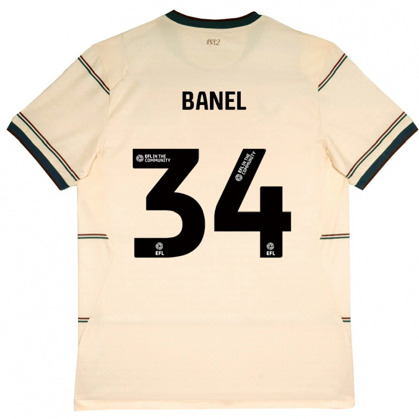 Danxen Homem Camisola Jaydon Banel #34 Beige Borgonha Alternativa 2026/27 Camisa