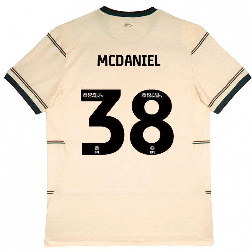 Danxen Homem Camisola Louise Mcdaniel #38 Beige Borgonha Alternativa 2026/27 Camisa