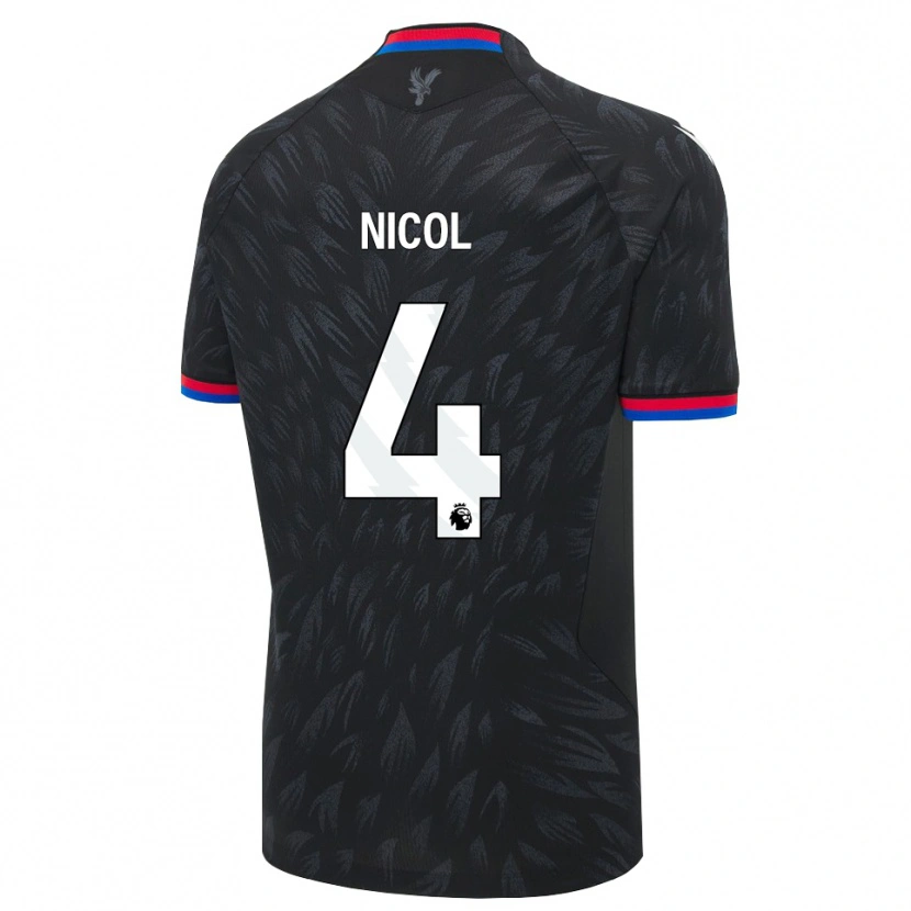 Danxen Homem Camisola Leigh Nicol #4 Preto Azul Vermelho Alternativa 2026/27 Camisa