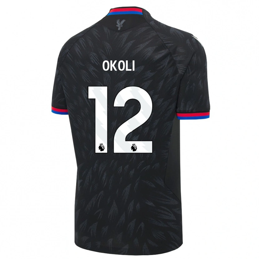 Danxen Homem Camisola Chuks Okoli #12 Preto Azul Vermelho Alternativa 2026/27 Camisa