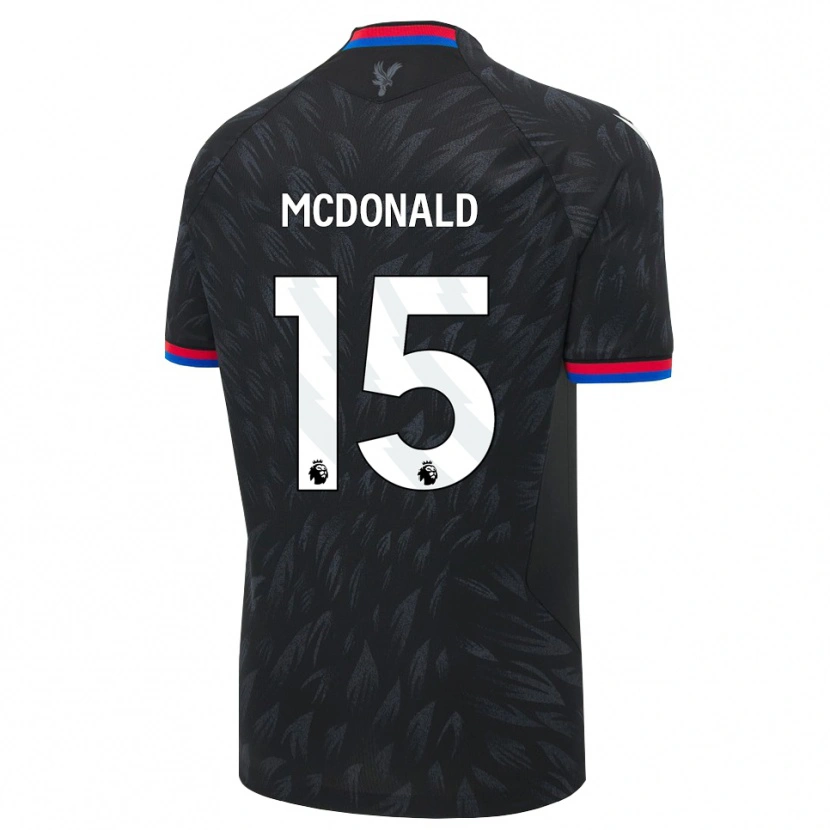 Danxen Homem Camisola Jayden Mcdonald #15 Preto Azul Vermelho Alternativa 2026/27 Camisa
