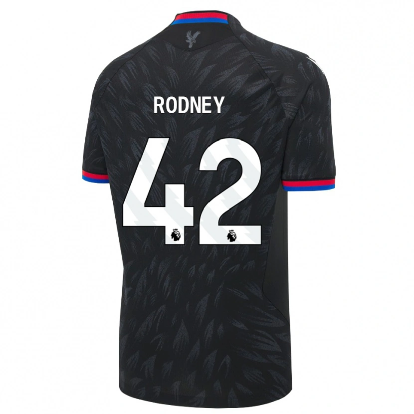 Danxen Homem Camisola Kaden Rodney #42 Preto Azul Vermelho Alternativa 2026/27 Camisa