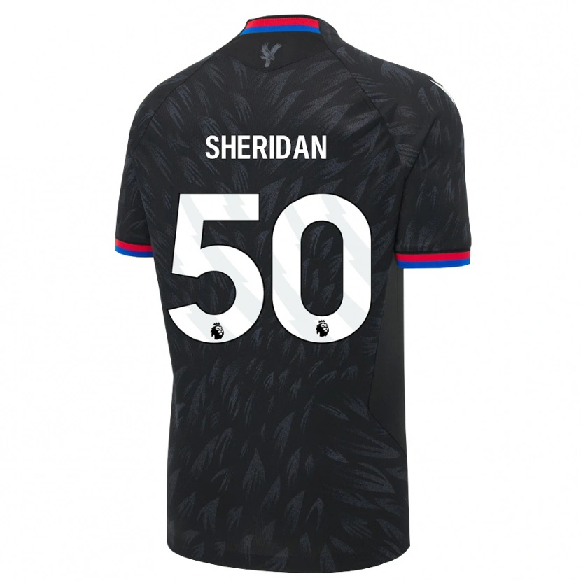 Danxen Homem Camisola Joe Sheridan #50 Preto Azul Vermelho Alternativa 2026/27 Camisa