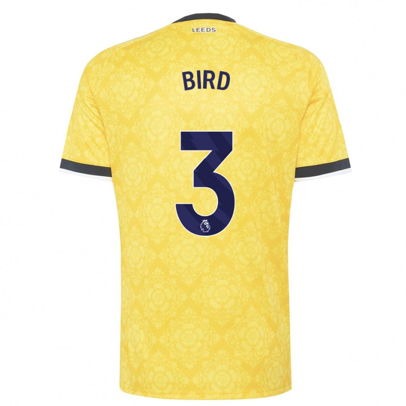Danxen Homem Camisola Coban Bird #3 Amarelo Branco Preto Alternativa 2026/27 Camisa