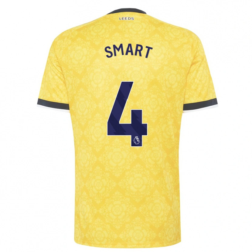 Danxen Homem Camisola Olivia Smart #4 Amarelo Branco Preto Alternativa 2026/27 Camisa