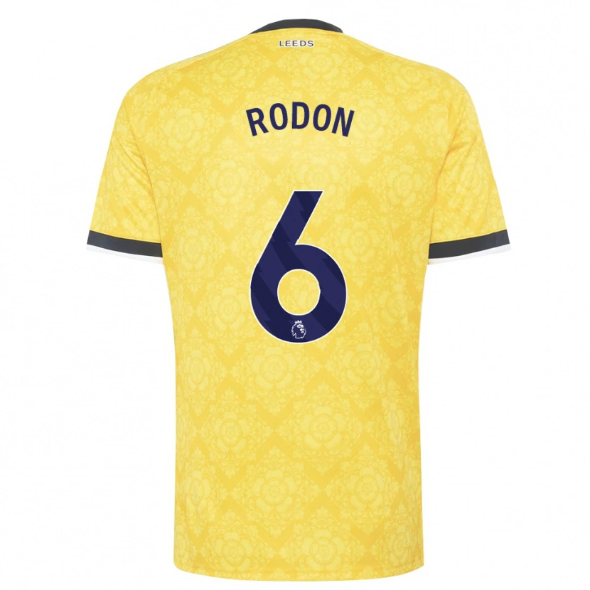 Danxen Homem Camisola Joe Rodon #6 Amarelo Branco Preto Alternativa 2026/27 Camisa