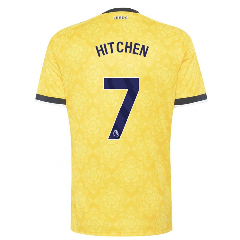 Danxen Homem Camisola Zach Hitchen #7 Amarelo Branco Preto Alternativa 2026/27 Camisa