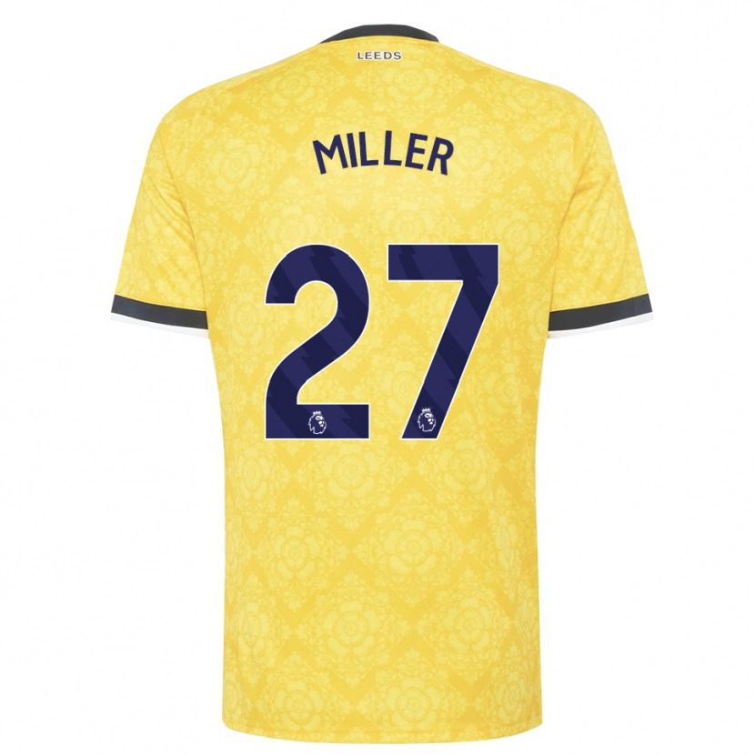 Danxen Homem Camisola Amari Miller #27 Amarelo Branco Preto Alternativa 2026/27 Camisa