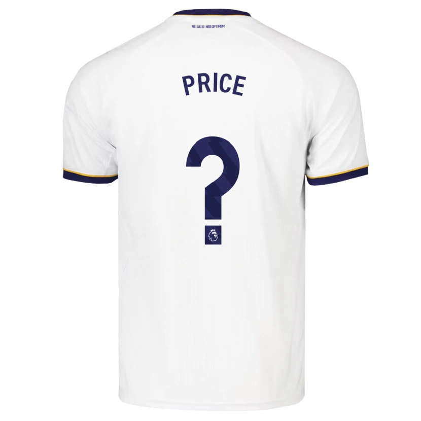 Danxen Homem Camisola Isaac Price #0 Midnightblue Branco Amarelo Alternativa 2026/27 Camisa
