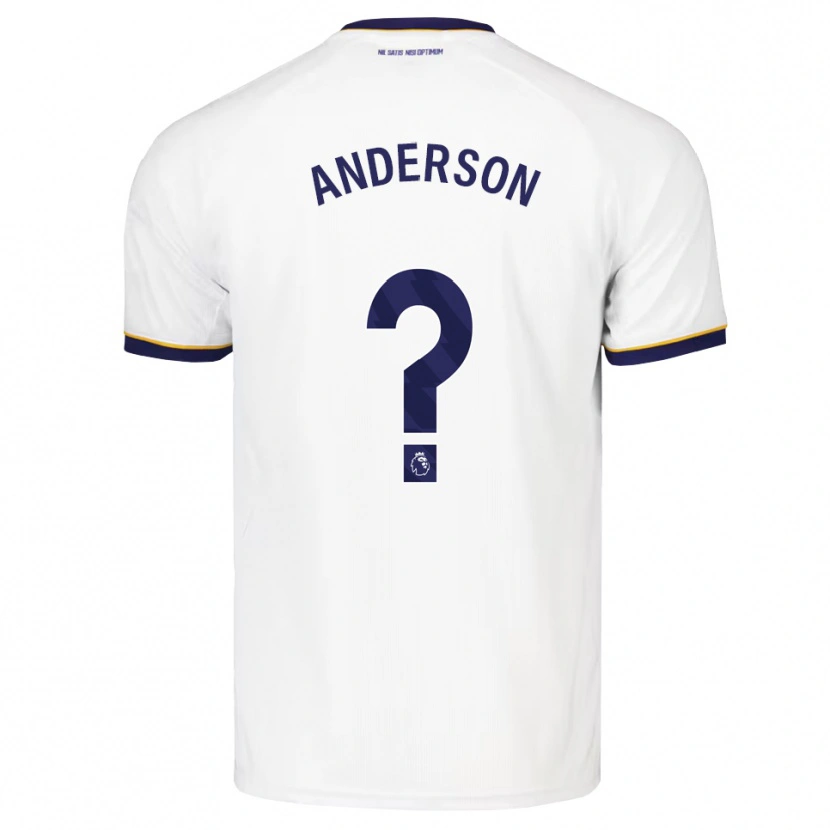 Danxen Homem Camisola Joseph Anderson #0 Midnightblue Branco Amarelo Alternativa 2026/27 Camisa