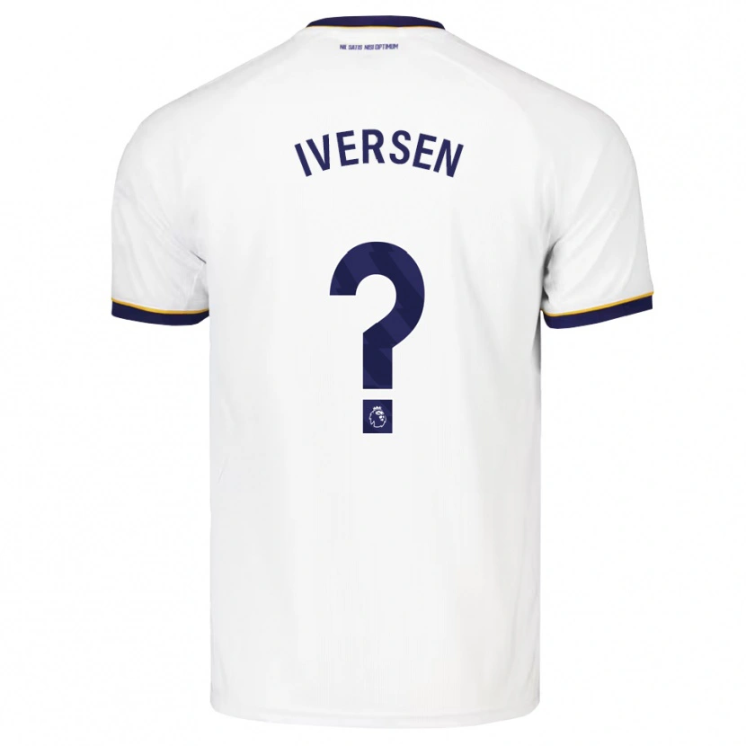 Danxen Homem Camisola Einar Iversen #0 Midnightblue Branco Amarelo Alternativa 2026/27 Camisa