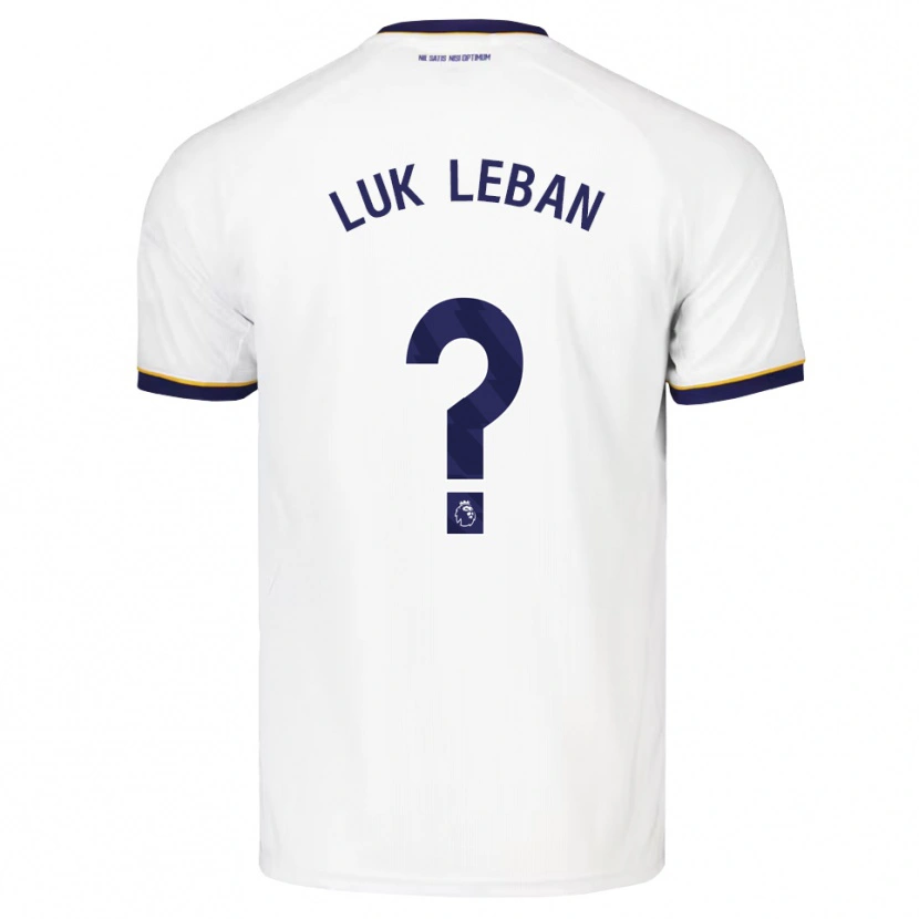 Danxen Homem Camisola Zan Luk Leban #0 Midnightblue Branco Amarelo Alternativa 2026/27 Camisa