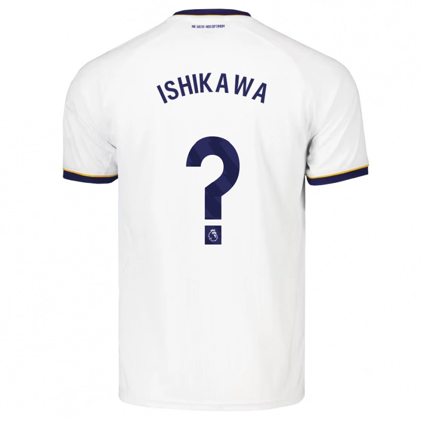 Danxen Homem Camisola Rion Ishikawa #0 Midnightblue Branco Amarelo Alternativa 2026/27 Camisa