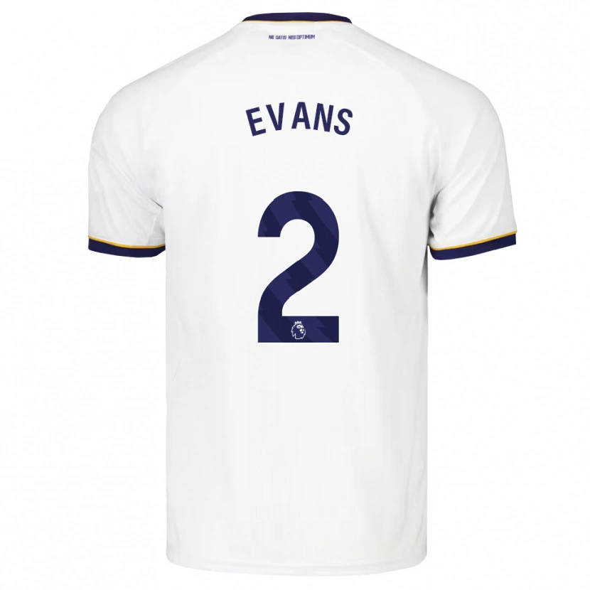 Danxen Homem Camisola Lewis Evans #2 Midnightblue Branco Amarelo Alternativa 2026/27 Camisa