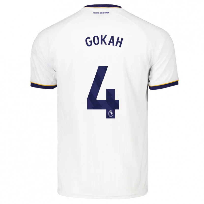 Danxen Homem Camisola Reuben Gokah #4 Midnightblue Branco Amarelo Alternativa 2026/27 Camisa