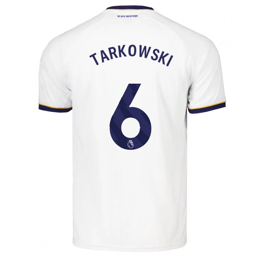Danxen Homem Camisola James Tarkowski #6 Midnightblue Branco Amarelo Alternativa 2026/27 Camisa