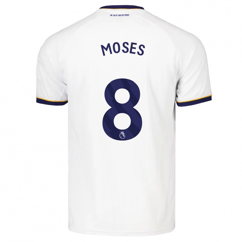 Danxen Homem Camisola Amari Moses #8 Midnightblue Branco Amarelo Alternativa 2026/27 Camisa