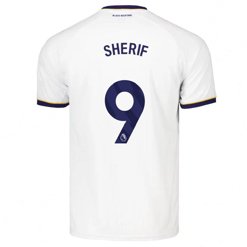 Danxen Homem Camisola Martin Sherif #9 Midnightblue Branco Amarelo Alternativa 2026/27 Camisa