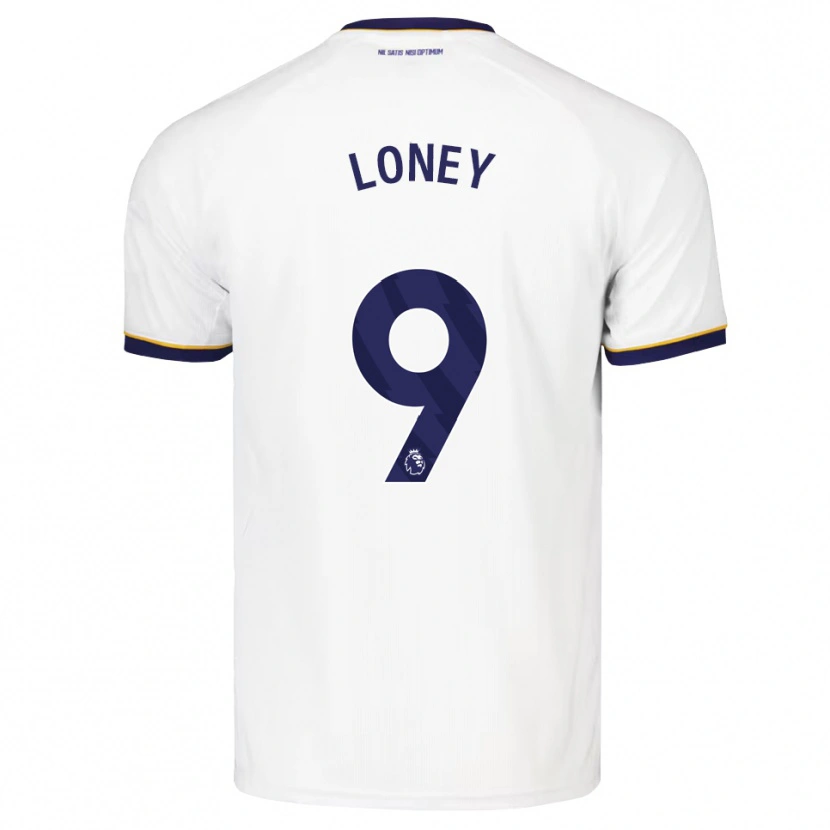 Danxen Homem Camisola Ceiran Loney #9 Midnightblue Branco Amarelo Alternativa 2026/27 Camisa