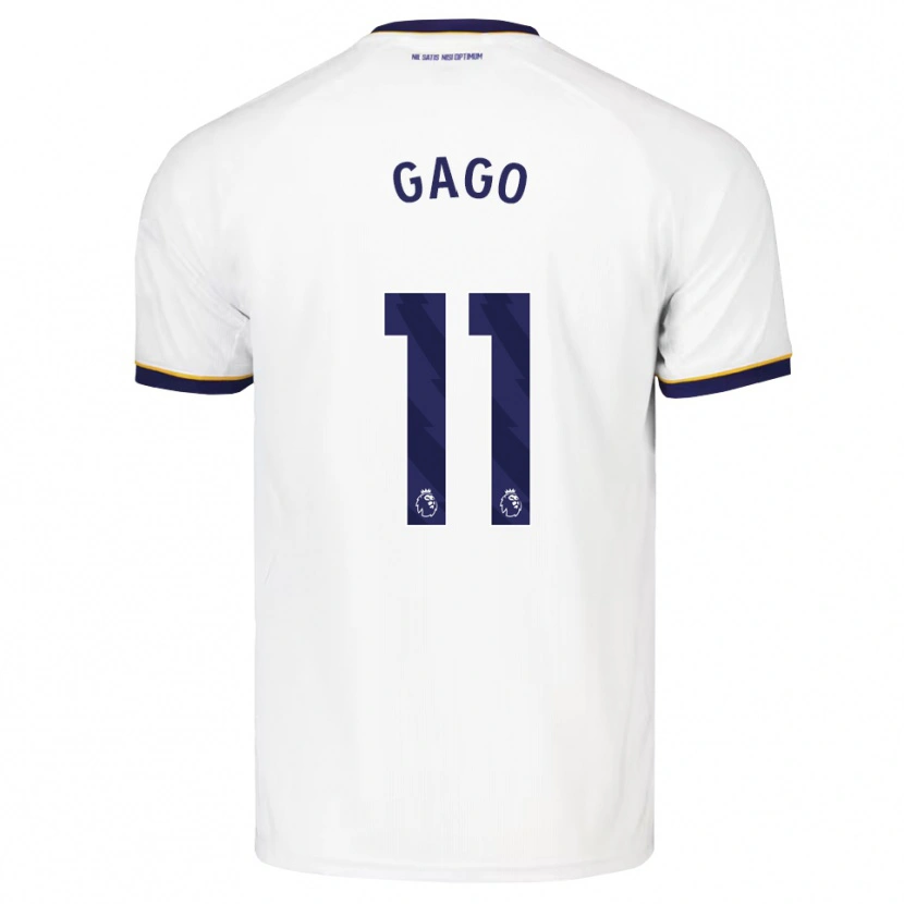 Danxen Homem Camisola Kelly Gago #11 Midnightblue Branco Amarelo Alternativa 2026/27 Camisa