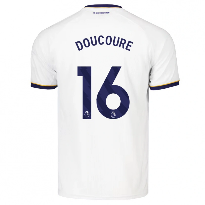 Danxen Homem Camisola Abdoulaye Doucoure #16 Midnightblue Branco Amarelo Alternativa 2026/27 Camisa