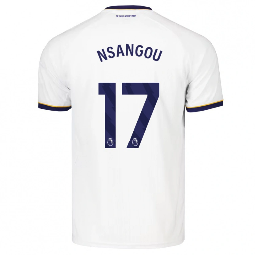 Danxen Homem Camisola Jonathan Nsangou #17 Midnightblue Branco Amarelo Alternativa 2026/27 Camisa