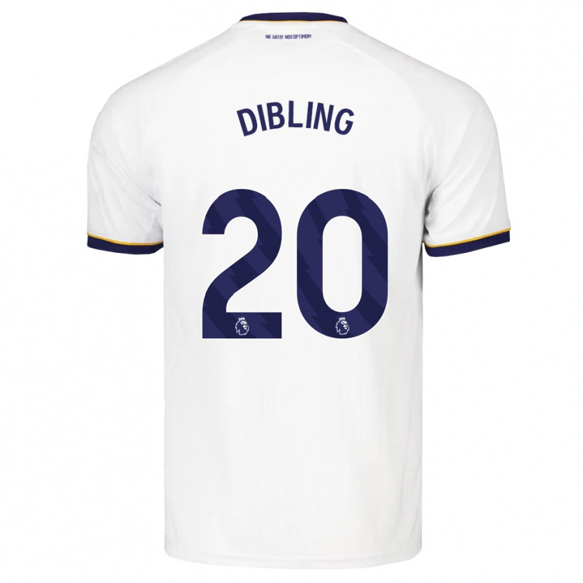 Danxen Homem Camisola Tyler Dibling #20 Midnightblue Branco Amarelo Alternativa 2026/27 Camisa
