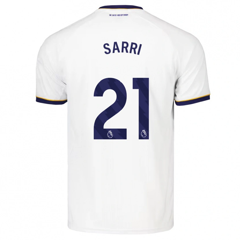 Danxen Homem Camisola Veatriki Sarri #21 Midnightblue Branco Amarelo Alternativa 2026/27 Camisa