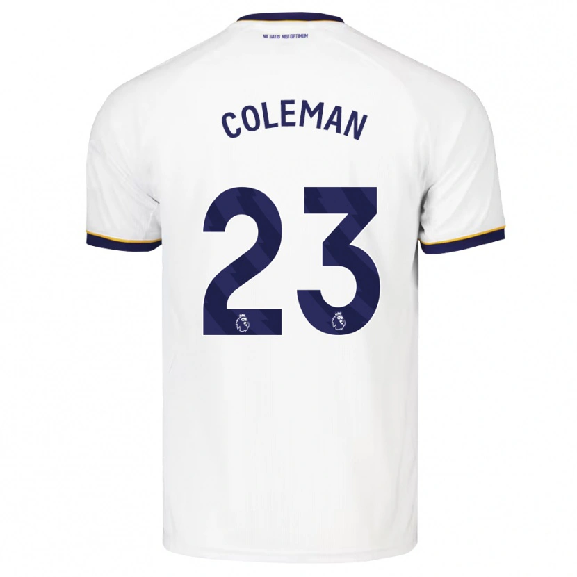 Danxen Homem Camisola Seamus Coleman #23 Midnightblue Branco Amarelo Alternativa 2026/27 Camisa