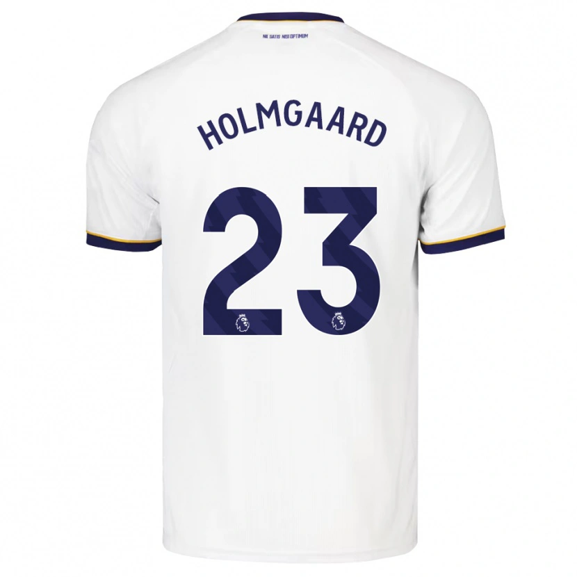Danxen Homem Camisola Sara Holmgaard #23 Midnightblue Branco Amarelo Alternativa 2026/27 Camisa