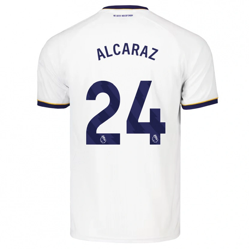 Danxen Homem Camisola Carlos Alcaraz #24 Midnightblue Branco Amarelo Alternativa 2026/27 Camisa