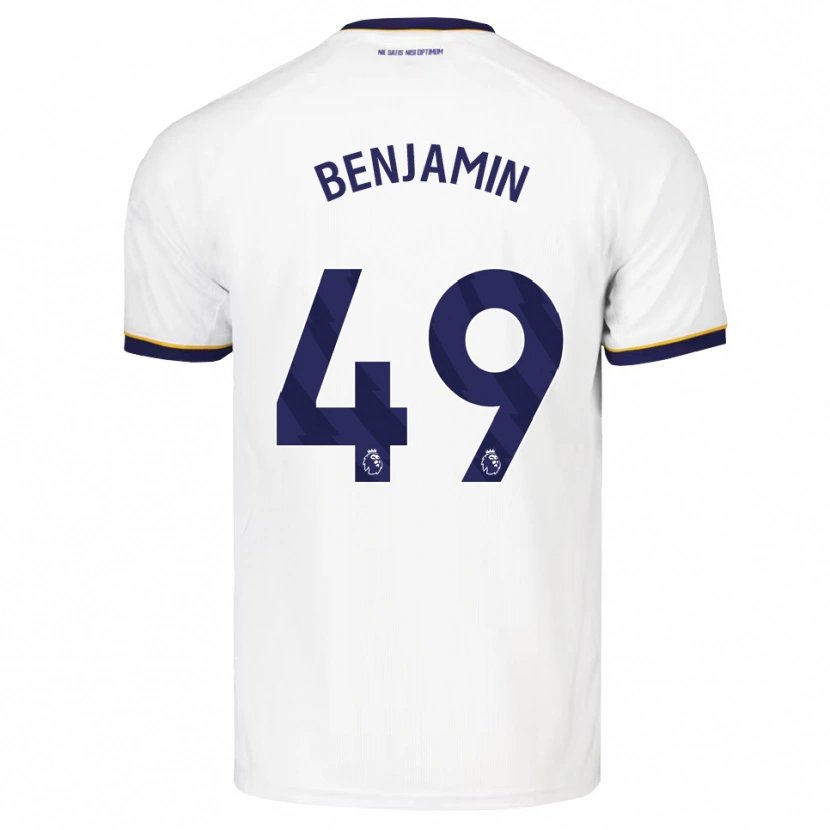 Danxen Homem Camisola Omari Benjamin #49 Midnightblue Branco Amarelo Alternativa 2026/27 Camisa