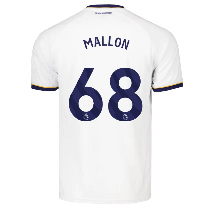 Danxen Homem Camisola Mathew Mallon #68 Midnightblue Branco Amarelo Alternativa 2026/27 Camisa