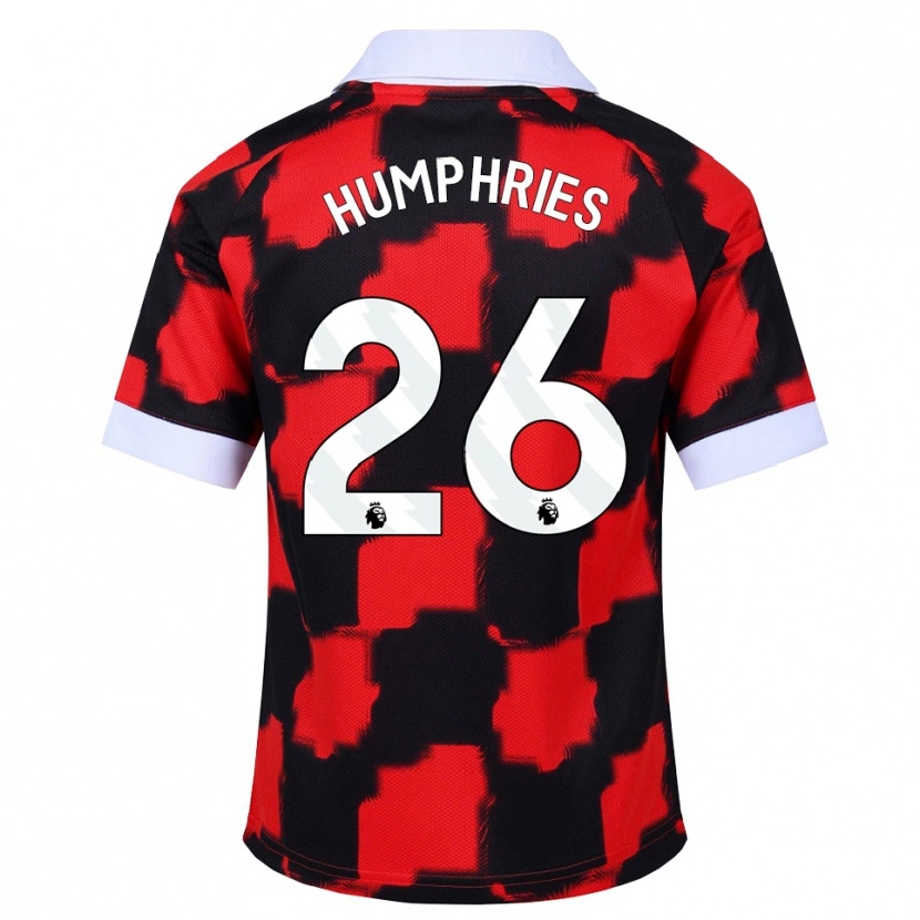 Danxen Homem Camisola Marni Humphries #26 Vermelho Branco Preto Alternativa 2026/27 Camisa