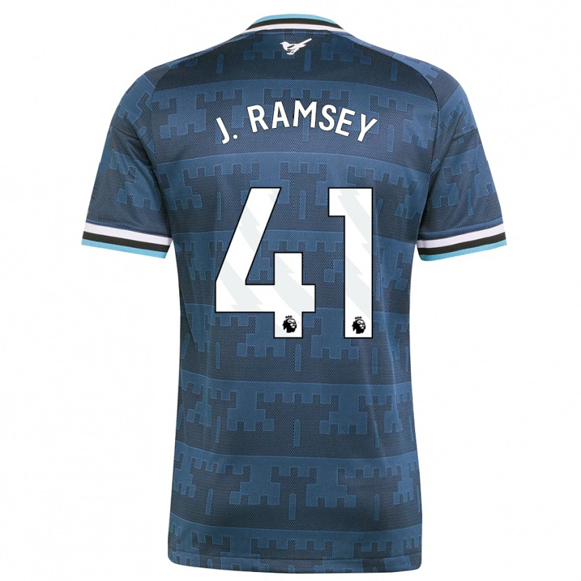 Danxen Homem Camisola Jacob Ramsey #41 Amarelo Preto Azul Alternativa 2026/27 Camisa