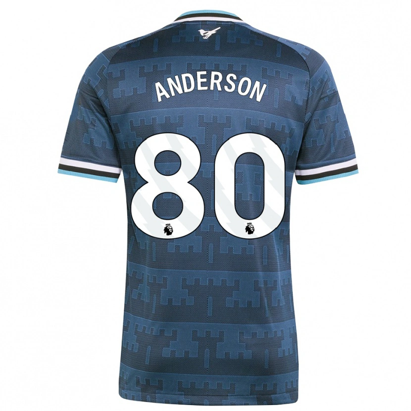 Danxen Homem Camisola Will Anderson #80 Amarelo Preto Azul Alternativa 2026/27 Camisa