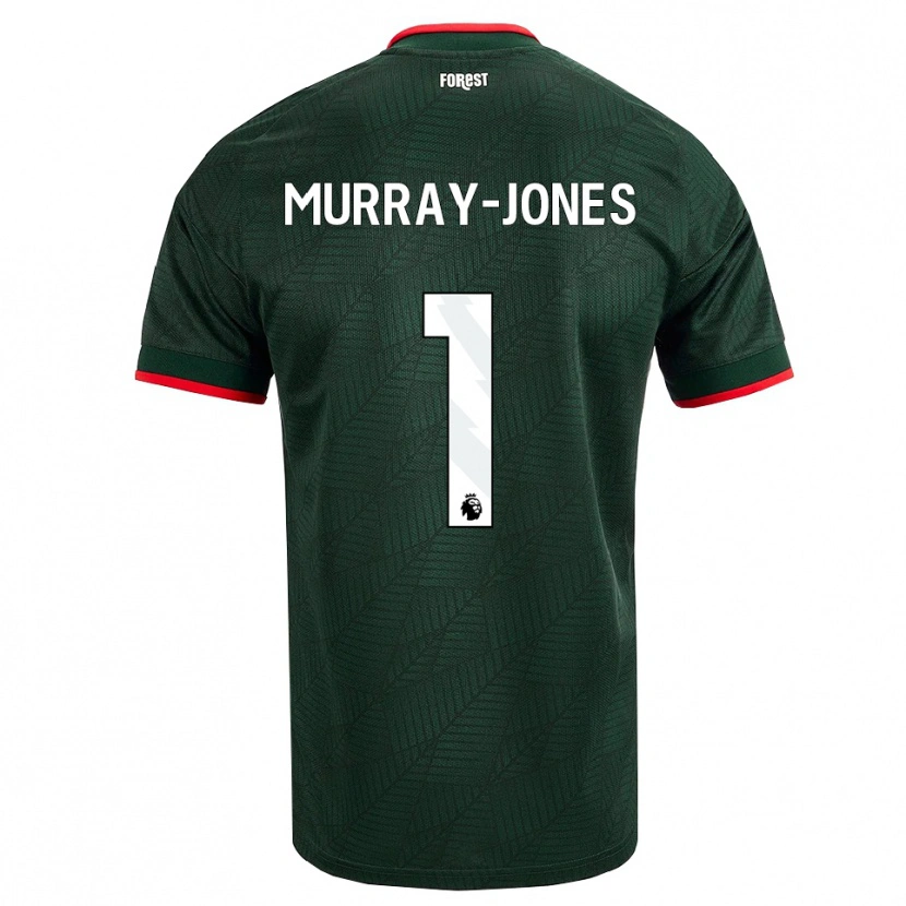Danxen Homem Camisola George Murray-Jones #1 Verde Escuro Vermelho Alternativa 2026/27 Camisa