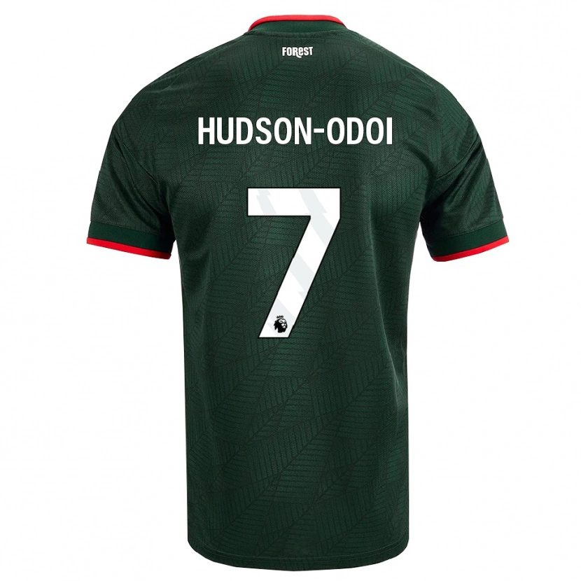 Danxen Homem Camisola Callum Hudson-Odoi #7 Verde Escuro Vermelho Alternativa 2026/27 Camisa