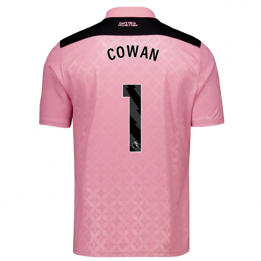 Danxen Homem Camisola Joe Cowan #1 Lightpink Preto Alternativa 2026/27 Camisa