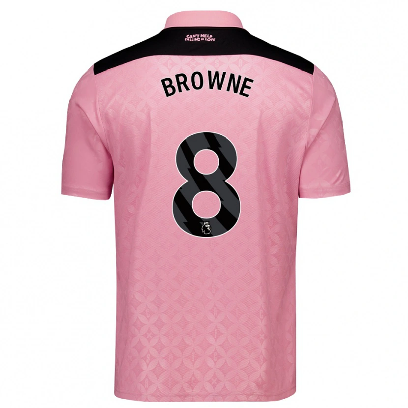 Danxen Homem Camisola Alan Browne #8 Lightpink Preto Alternativa 2026/27 Camisa