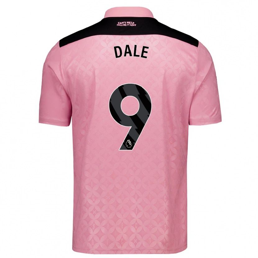 Danxen Homem Camisola Eleanor Dale #9 Lightpink Preto Alternativa 2026/27 Camisa