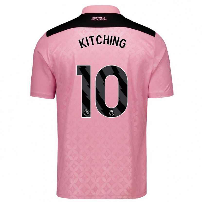 Danxen Homem Camisola Katie Kitching #10 Lightpink Preto Alternativa 2026/27 Camisa