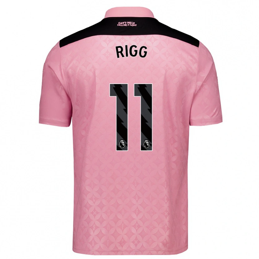 Danxen Homem Camisola Chris Rigg #11 Lightpink Preto Alternativa 2026/27 Camisa