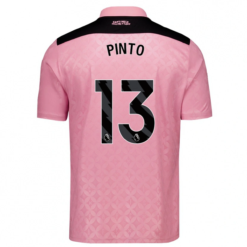 Danxen Homem Camisola Elias Pinto #13 Lightpink Preto Alternativa 2026/27 Camisa