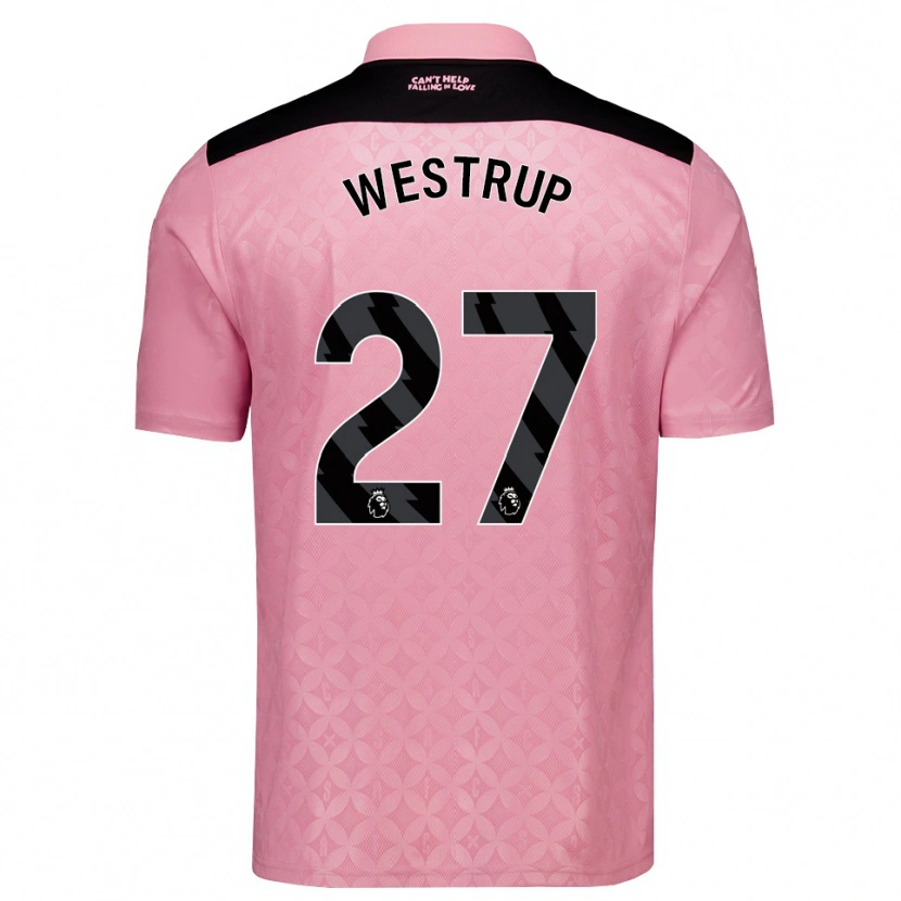 Danxen Homem Camisola Brianna Westrup #27 Lightpink Preto Alternativa 2026/27 Camisa